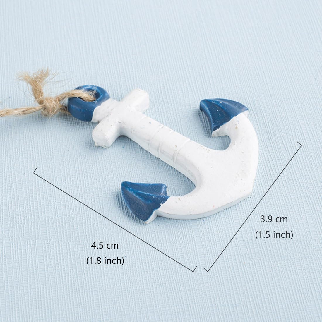 Daimay 14PCS Resin Nautical Ornaments Miniature Beach Ornament Kits Mini Seaside Anchor Beacon Lifebuoy Sailboat Seastar Model Micro Landscape Scenery Decor Aquarium Terrariums Miniature Gardens - Image 3