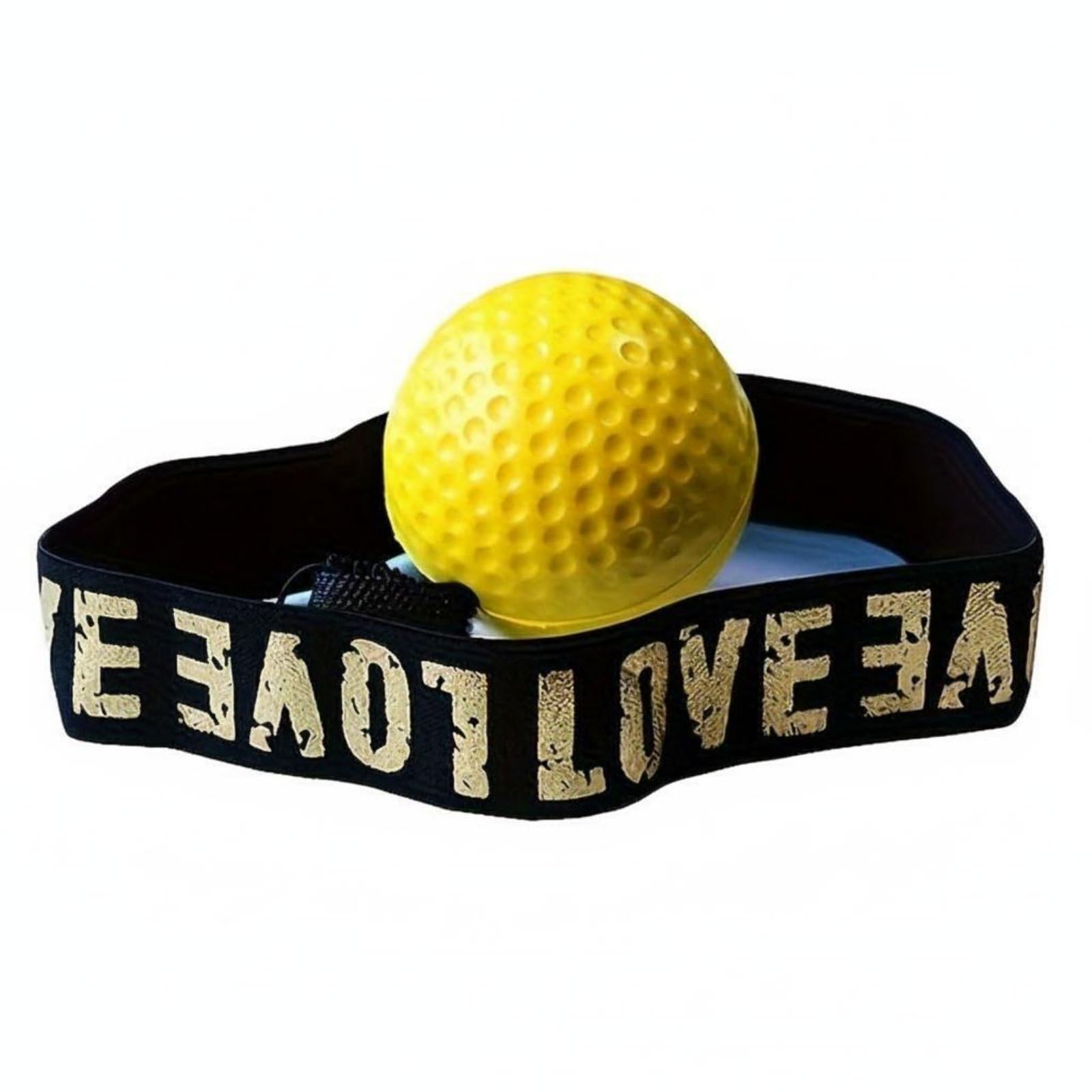 Stress Relief Boxing Reaction Ball Hand-Eye Yellow | Training Beginner-Friendly Portable Hand-Eye Coordination Yellow-image-35
