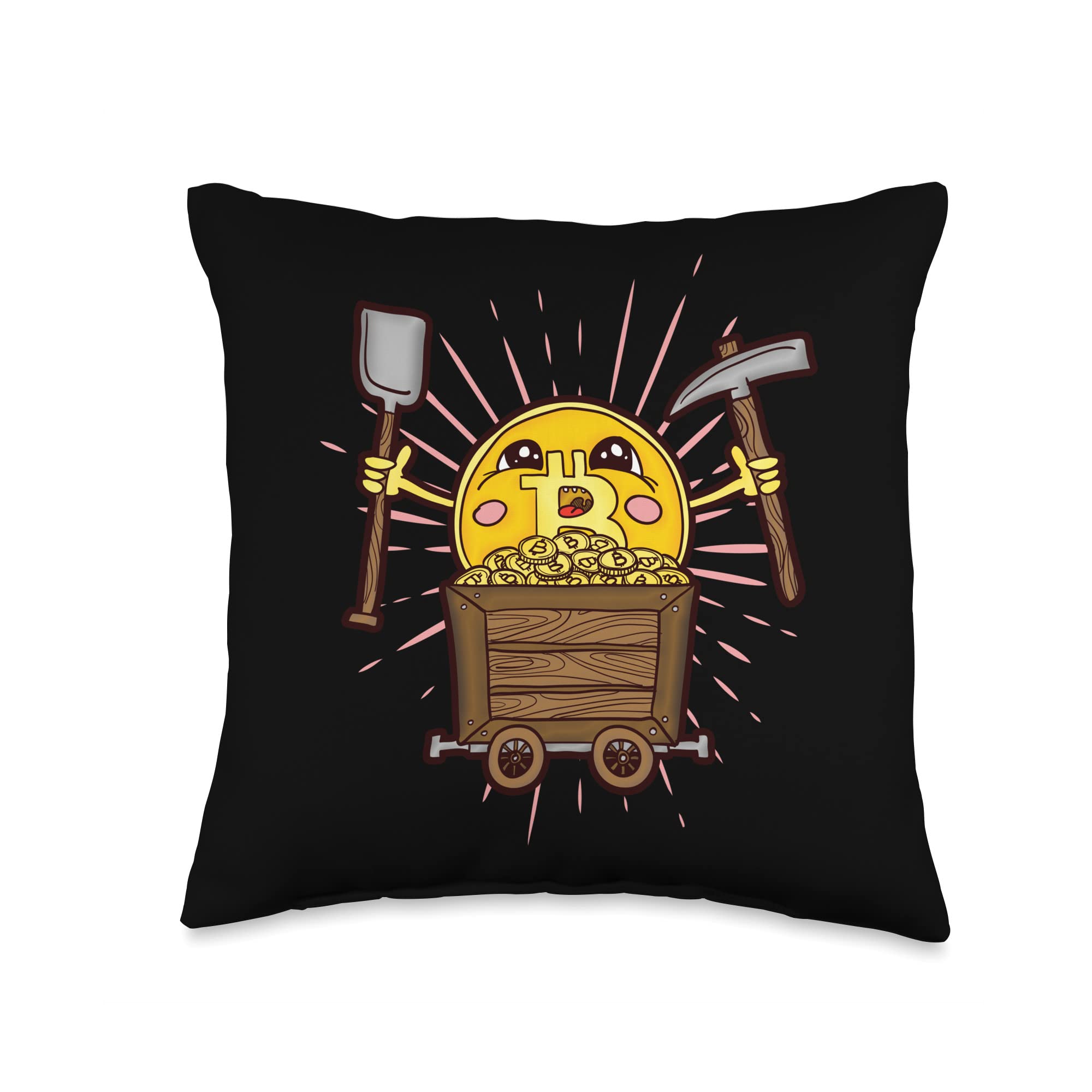 Amazon.com: Bitcoin Treasure Hunt Funny Cryptocurrency Gift Throw Pillow :  לבית ולמטבח