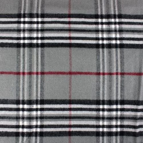 Soft Plaid Check Winter Scarf Warm Oblong 12”x72” Fringe Unisex2
