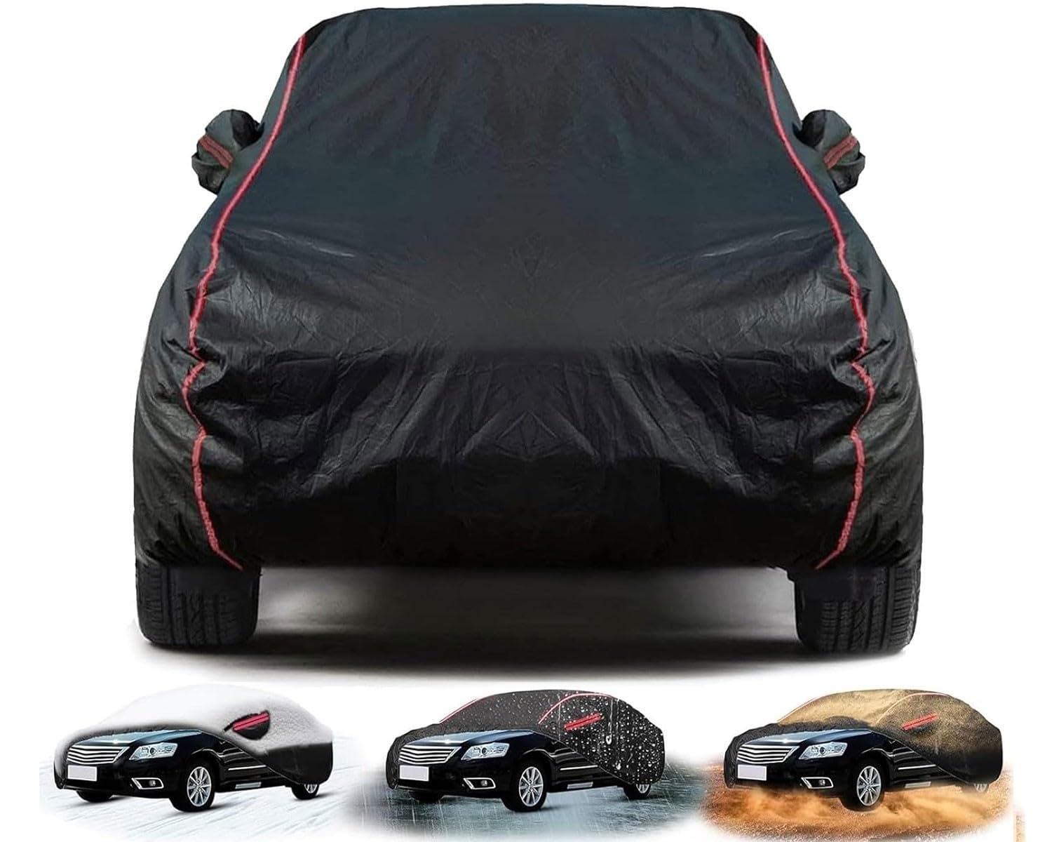 Funda Coche Exterior para Suzuki Vitara, Funda Coche Antigranizo, Impermeable Transpirable, Alta Elasticidad, Anti-UV Resistente Al Polvo Lluvia Nieve LK