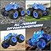 BAODLON Remote Control Monster Car, 2.4GHz RC Monster Trucks Toys for 3 4 5 6 7 8 Years Old Boys Kids, All Terrain RC Truck Off Road with Spray, Light, Rechargeable Battery, Christmas Birthday Gifts
