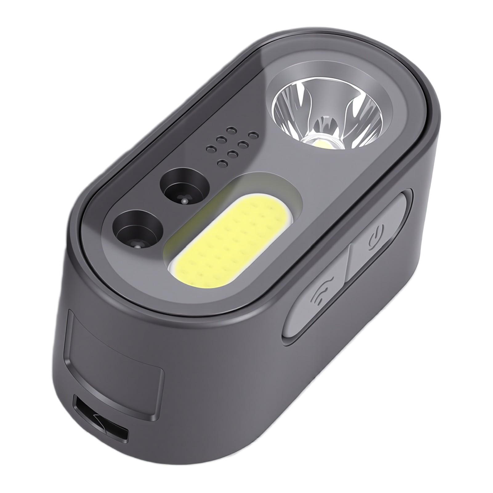 Naroote LED-Stirnlampe, Wiederaufladbare Stirnlampe mit Ladekoffer, Aufhängehaken, Intelligentem Bewegungssensor, Wasserdichtem Design, Vielseitig Einsetzbar zum Angeln, Wandern