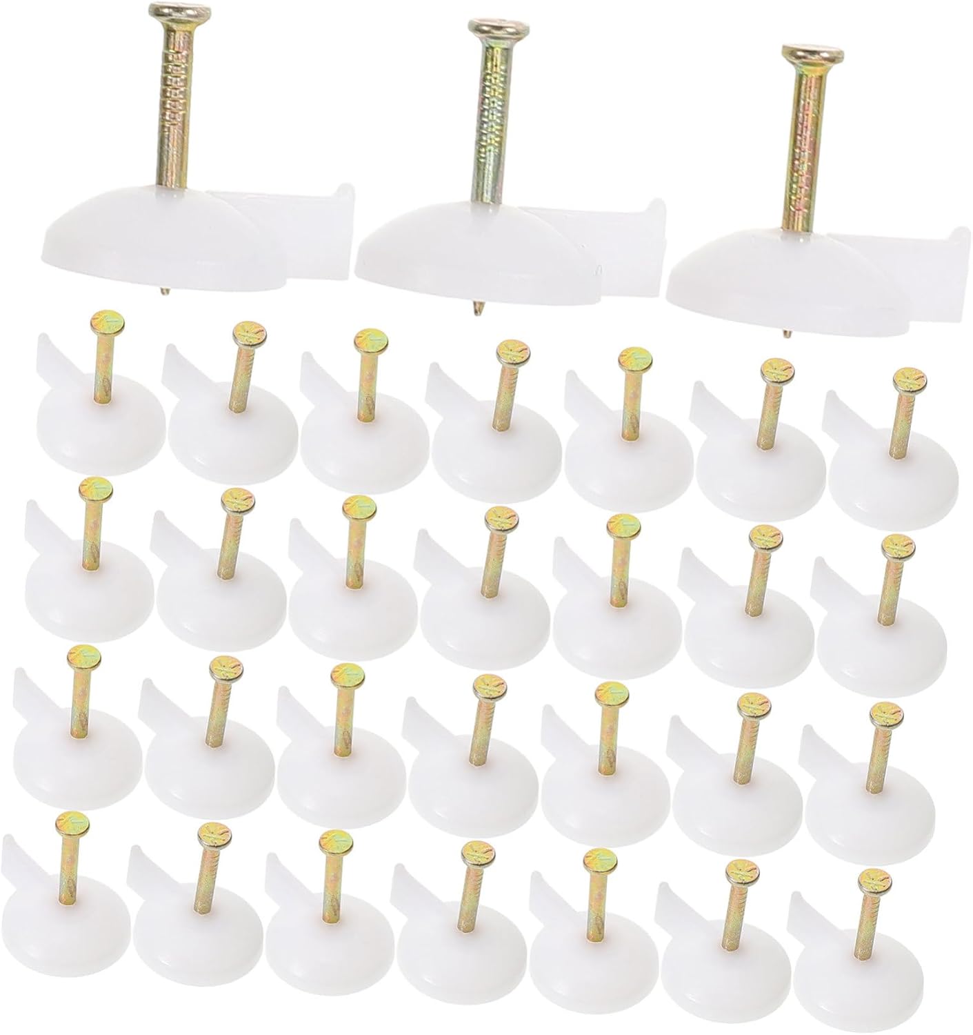 100Pcs Wall Tack Thumbtacks for Easy Wall Fixing Push for Masonry Brick for Hanging Curtains Photos and Decorations