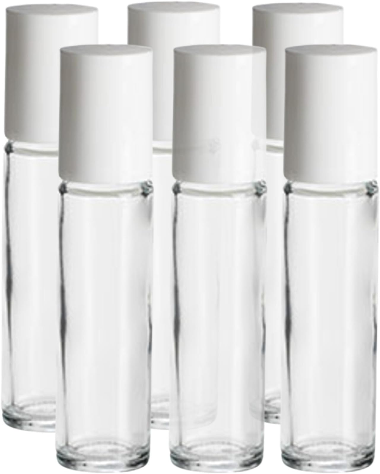 - 6 Re-fillable Roll on kit 10ML. Roll On Glass Containers