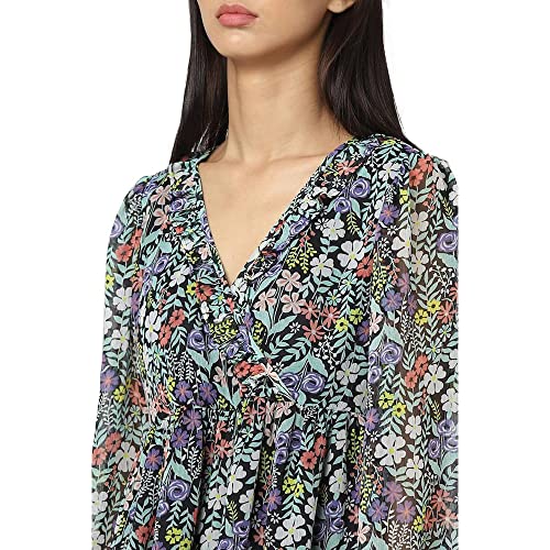Image of ONLY Floral Printed Wrap Top
