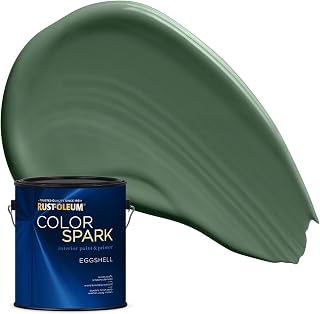 Rust-Oleum Color Spark Interior Paint and Primer in One, Eggshell, Divot, 1 Gallon
