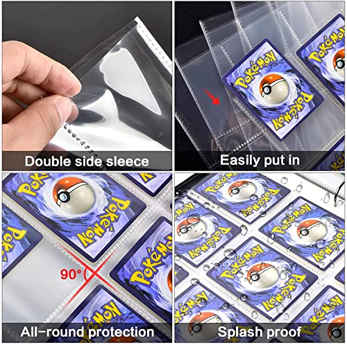 Raccoglitore per carte da collezione con tasche