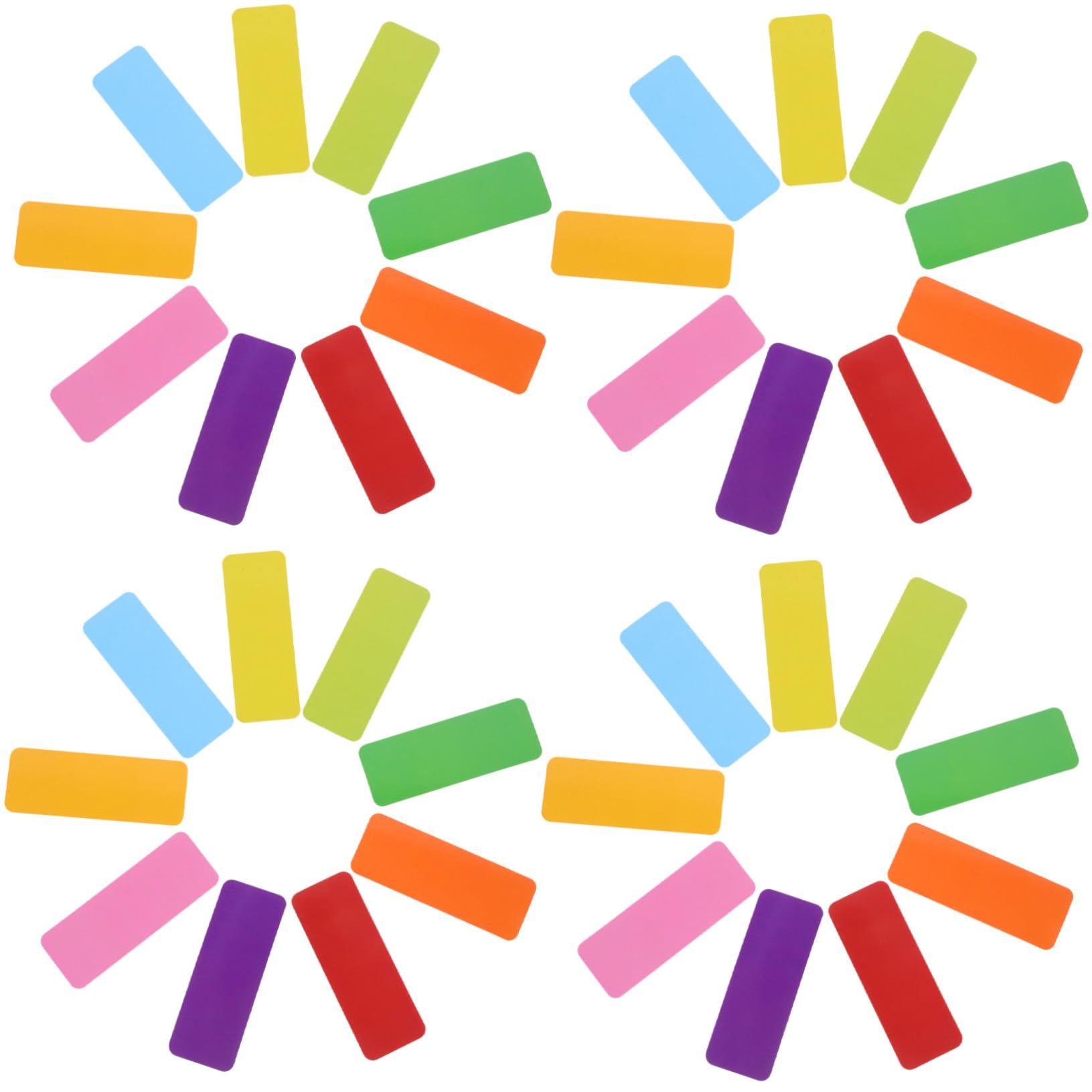 Etichette Magnetiche 72 Pezzi Colorate per Lavagna e Ufficio