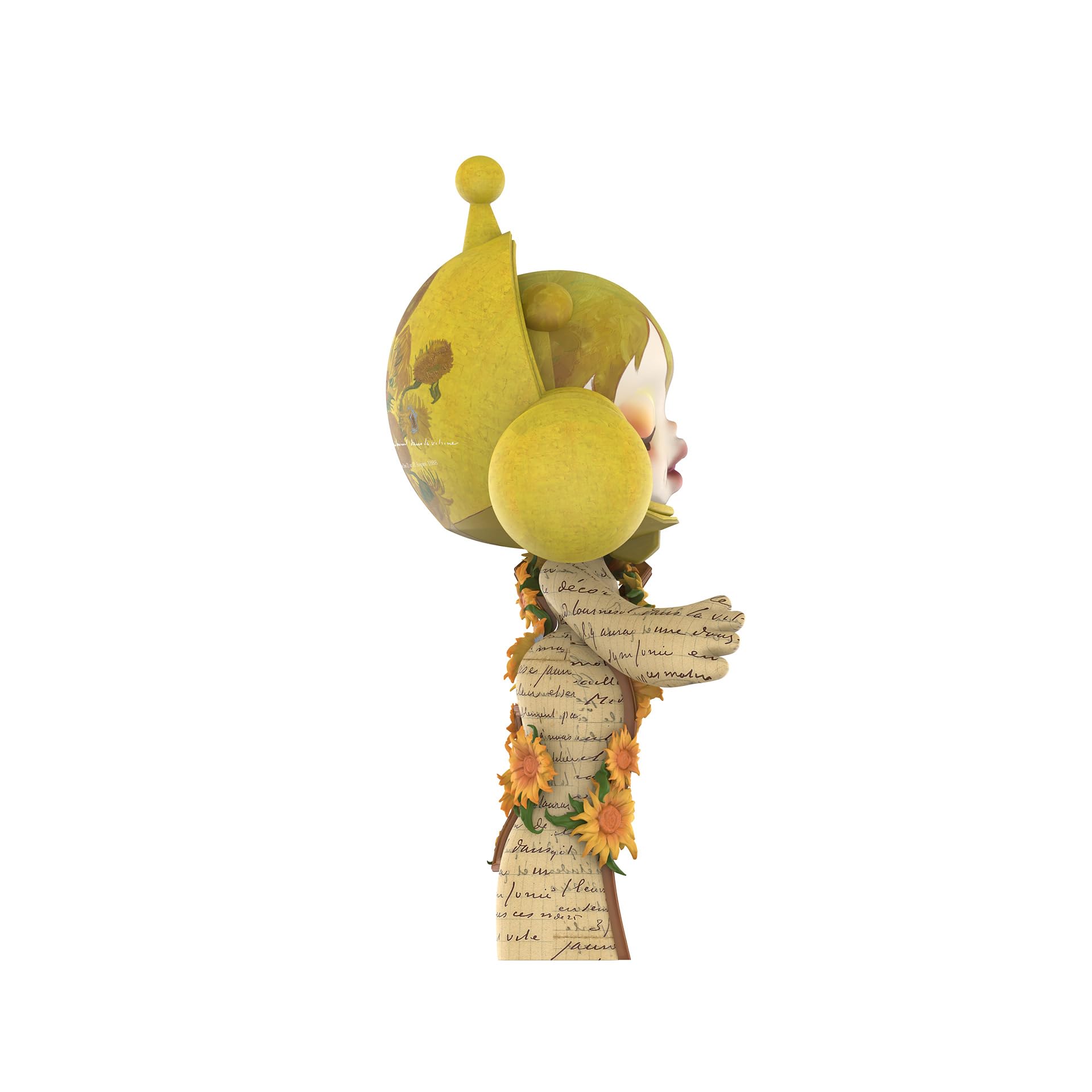 Amazon.com: POP MART MEGA α SKULLPANDA 400% Van Gogh Museum