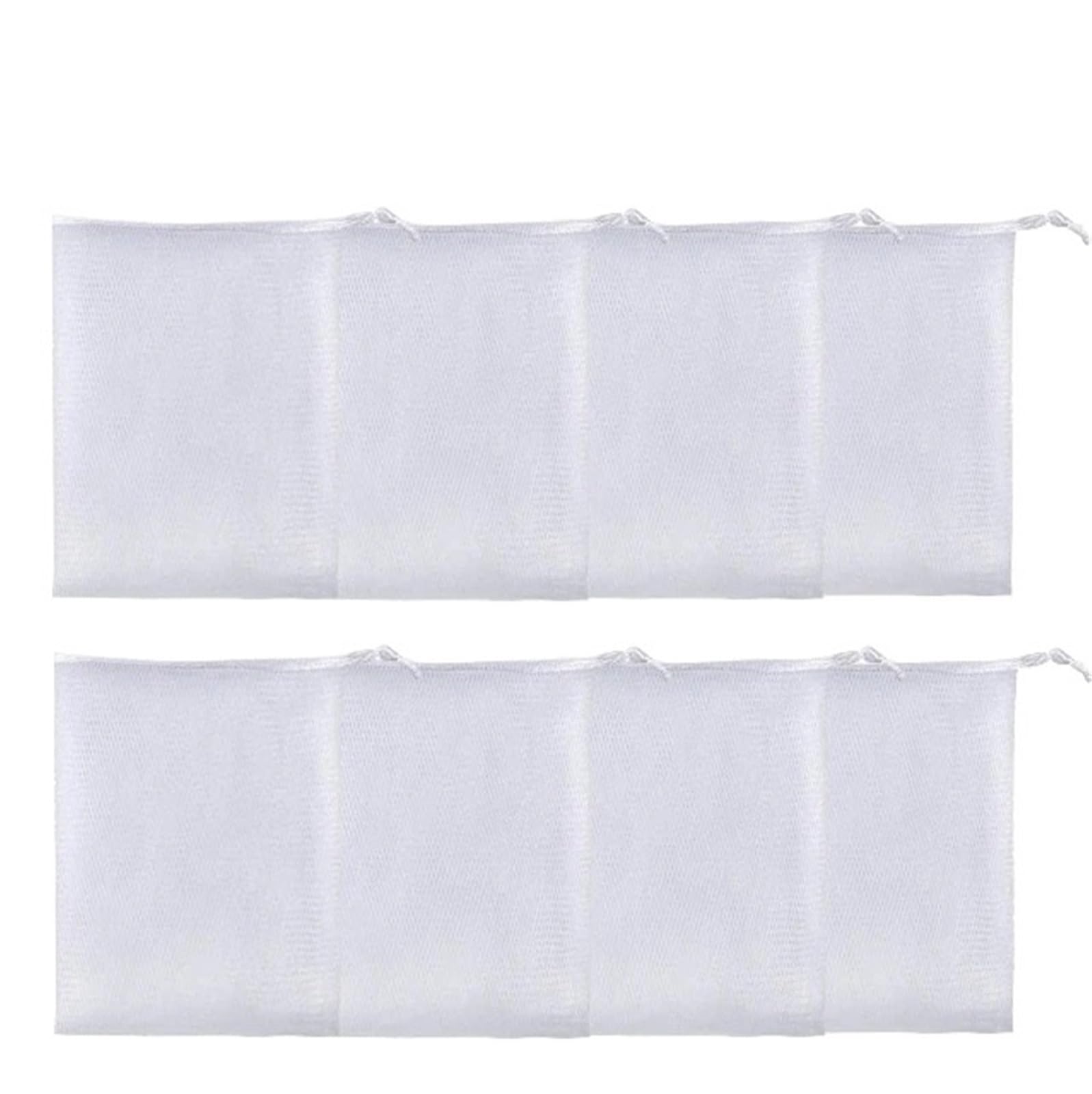 Zhsoao White-9X11cm 40Pcs Shower Gel Soap Bags Body Bath Cleanser For Bath & Shower