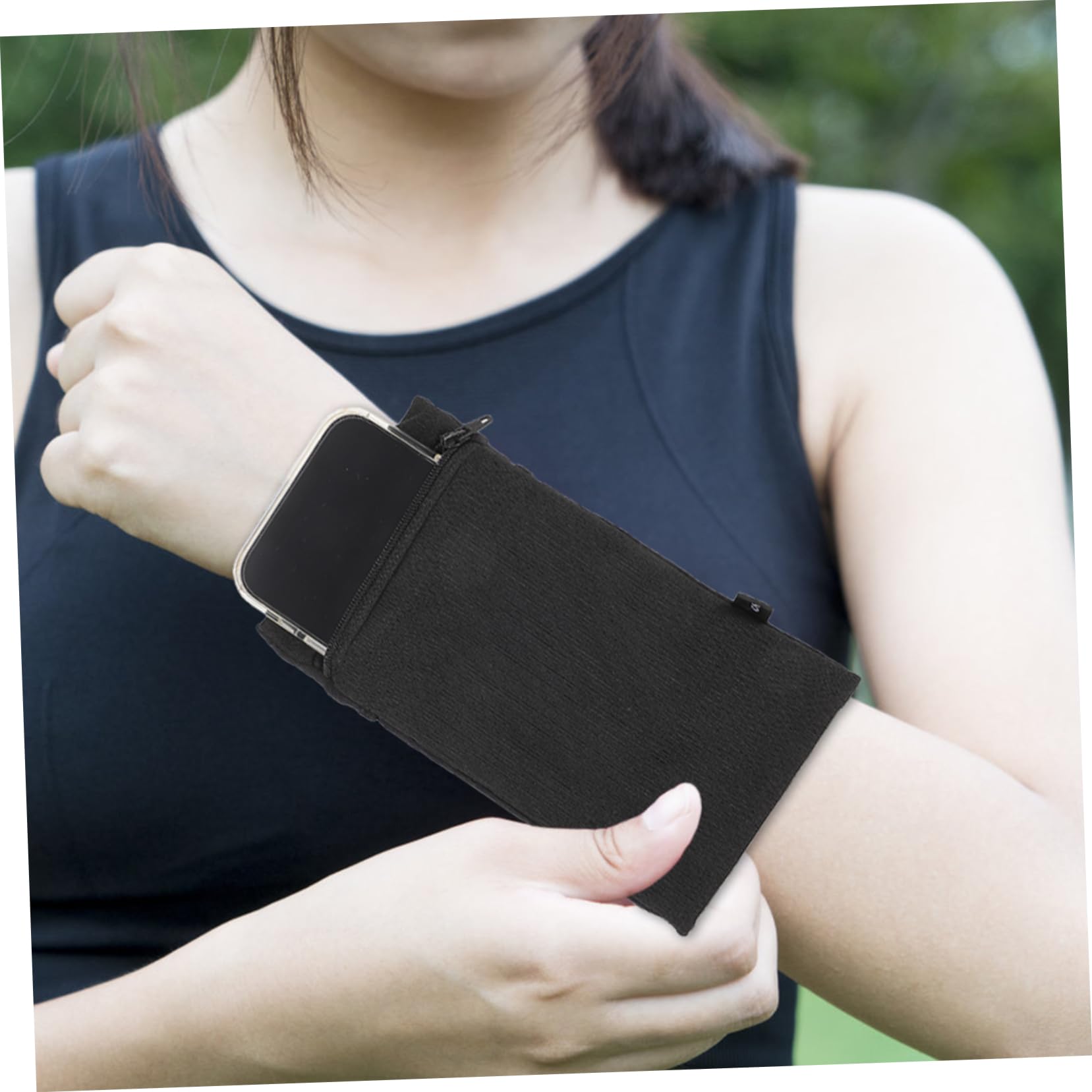 VICASKY Cell Phone Armband Storage Pouch Running Band for Women Men Workout Leakproof Design