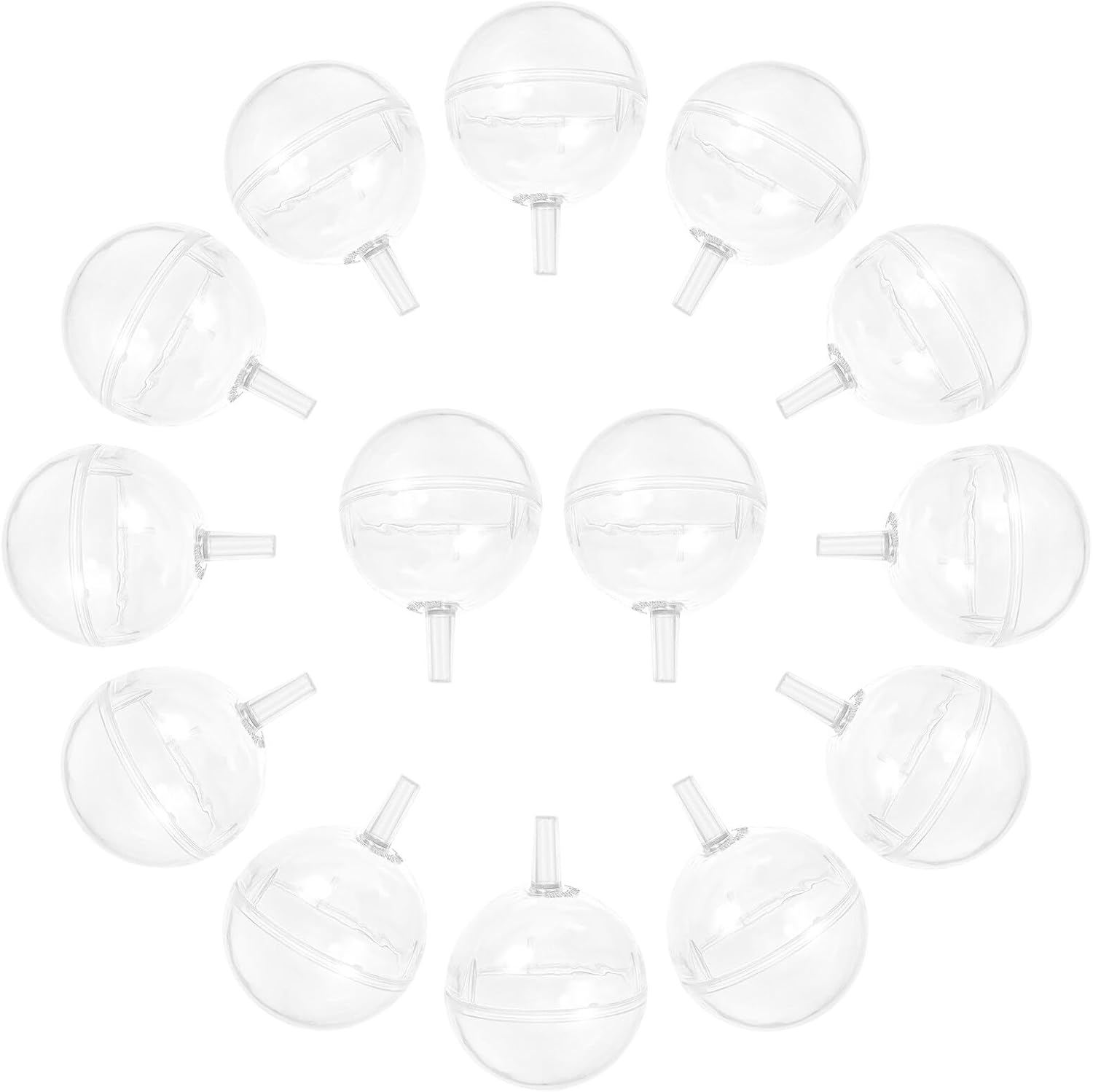Alipis Chocolate Truffle Holder Candy Packaging Case round Plastic Candy Boxes for Bouquet Flower Wrapping 100 Pieces Set