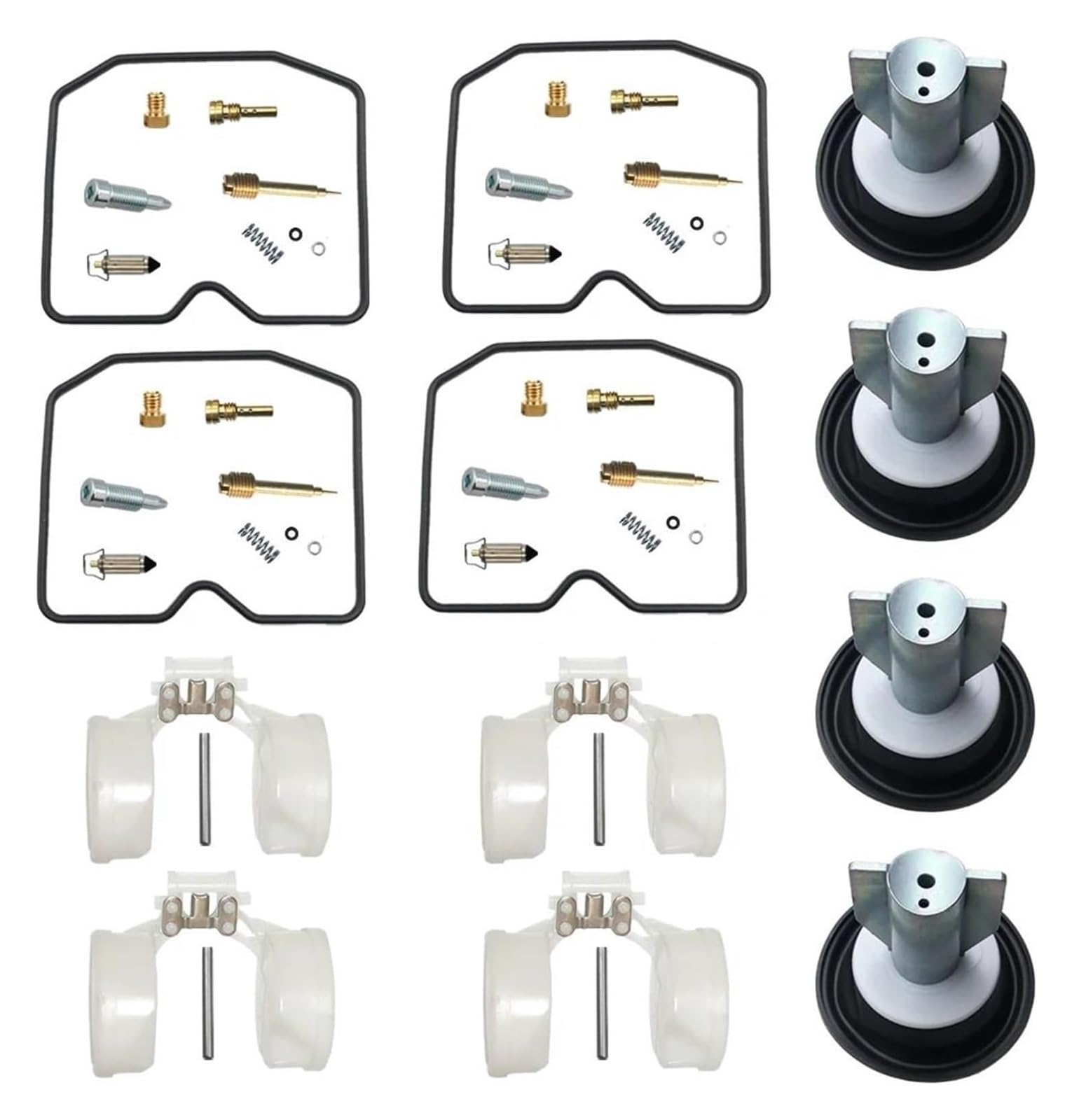Kit composants carburateur pour Suzuki GSX 750 Inazuma pièces de précision à membrane 1998-2001 - 3