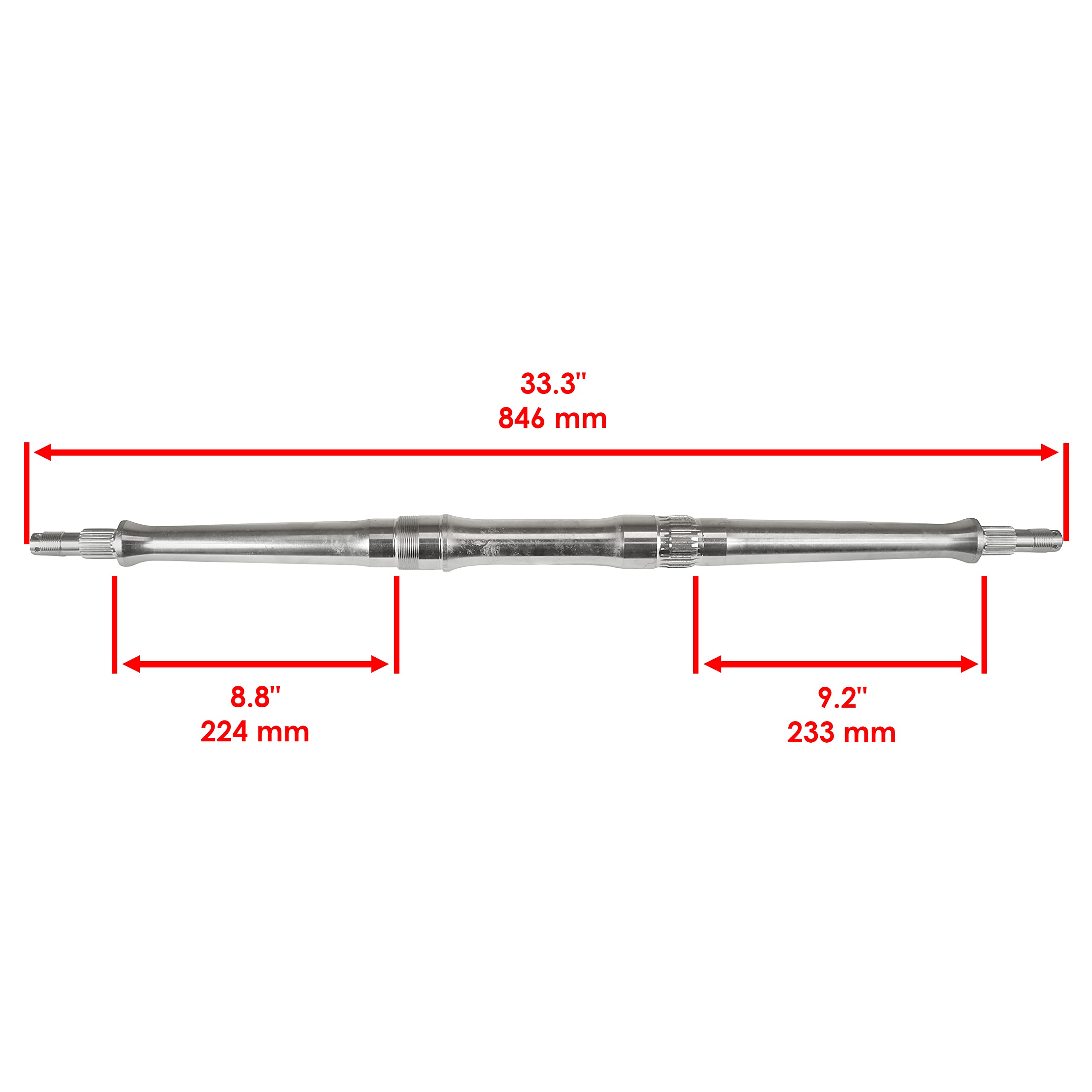 Amazon.com: Caltric 41068-0003 Rear Axle Shaft Compatible with