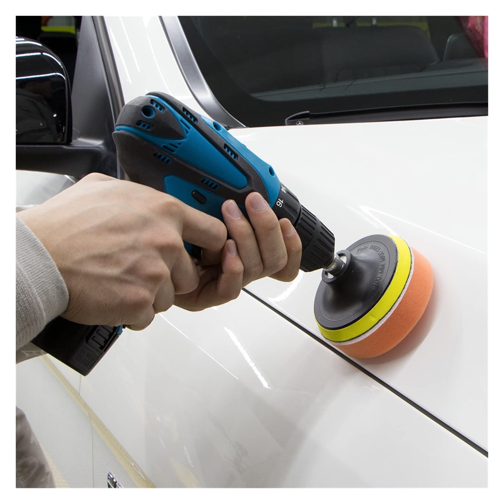 12V bezprzewodowa polerka samochodowa wkrętarka elektryczna wiertarka akumulatorowa M10 nasze drzwi przenośna szlifierka o mocy 120W(Polisher K1)