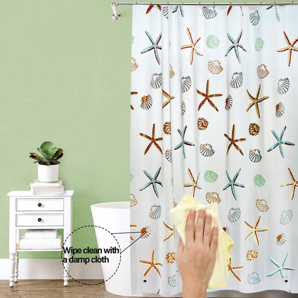 Premium EVA Shower Liner - Waterproof & Rustproof -4