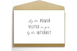 Goroar Will You Be Our Officiant Card - Your Presence Is A Gift