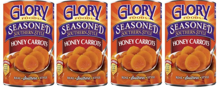 Bundle Pack Of 4 Cans Honey Carrots, 15 oz. by Whites branding