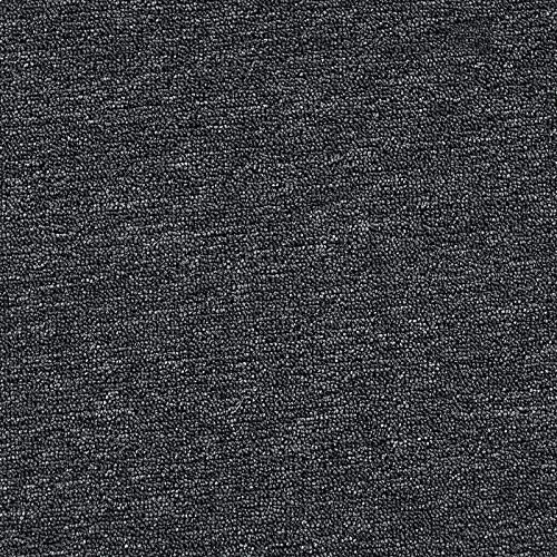 casa pura Teppich Läufer London - Meterware - Teppichläufer für Wohnzimmer, Flur, Küche - Flacher Schlingenflor (Anthrazit - 80x100 cm)