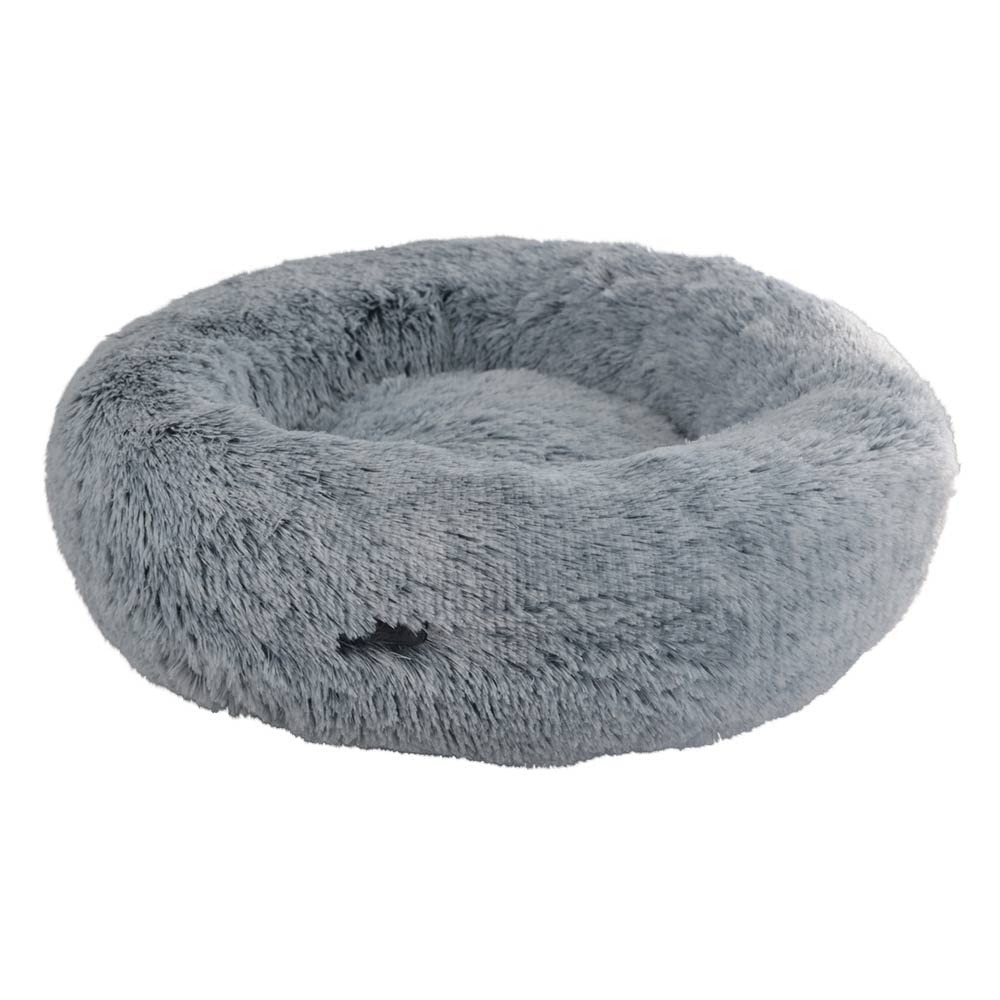 Niche pour chien Nobby Donut NURU gris de diamètre 60 cm pour le repos