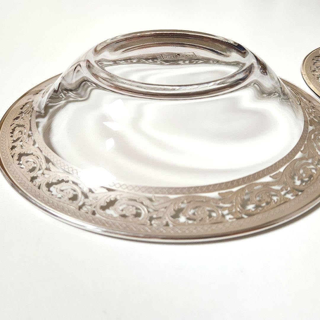 INTERGLAS インターグラス イタリア製 スープ皿 銀彩