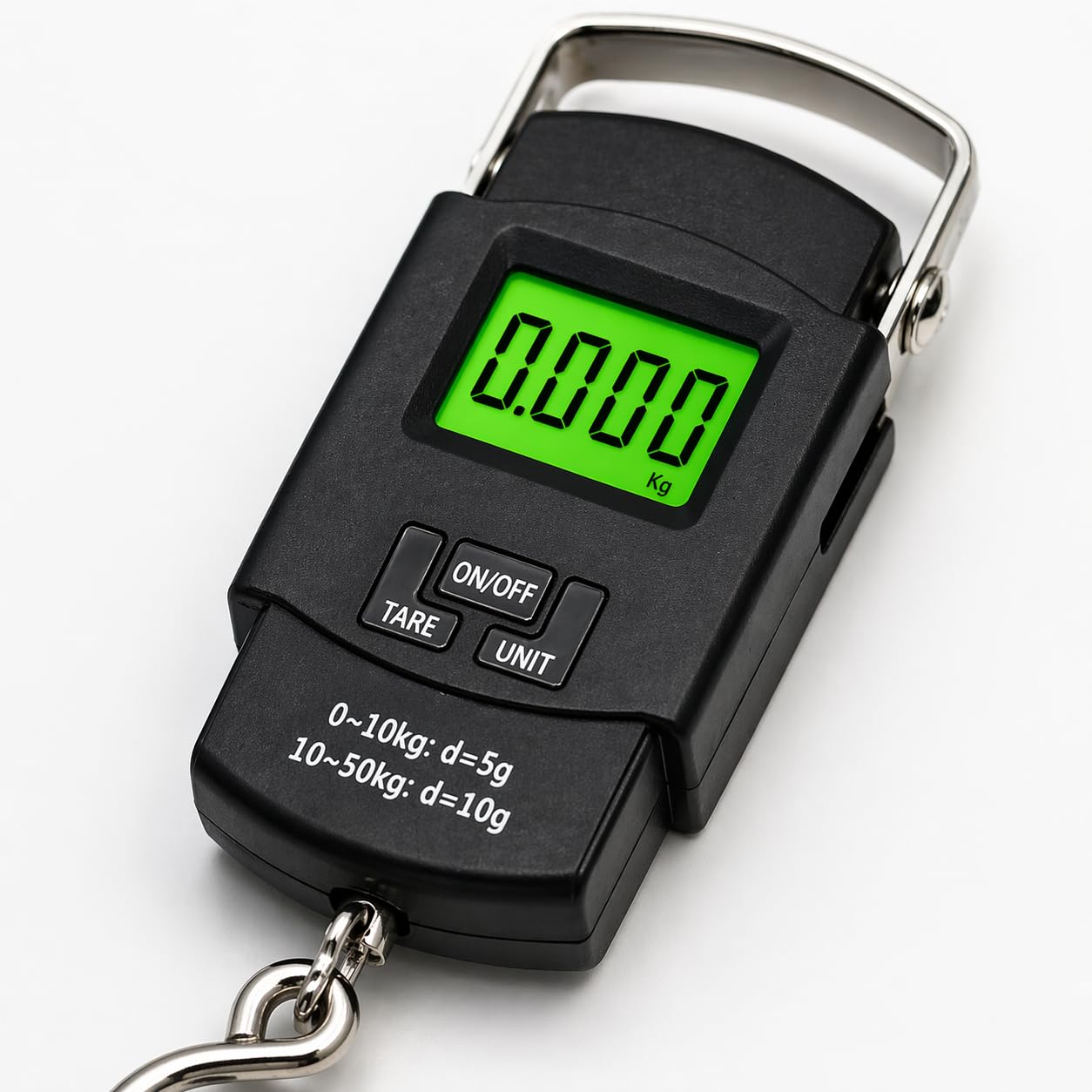 Portable 50kg Digital Hanging Scale with LCD Screen, Luggage Weighing Scale with Tare Function, Kg/Lb Units, Heavy Duty Hook for Travel & Kitchen-picture-16