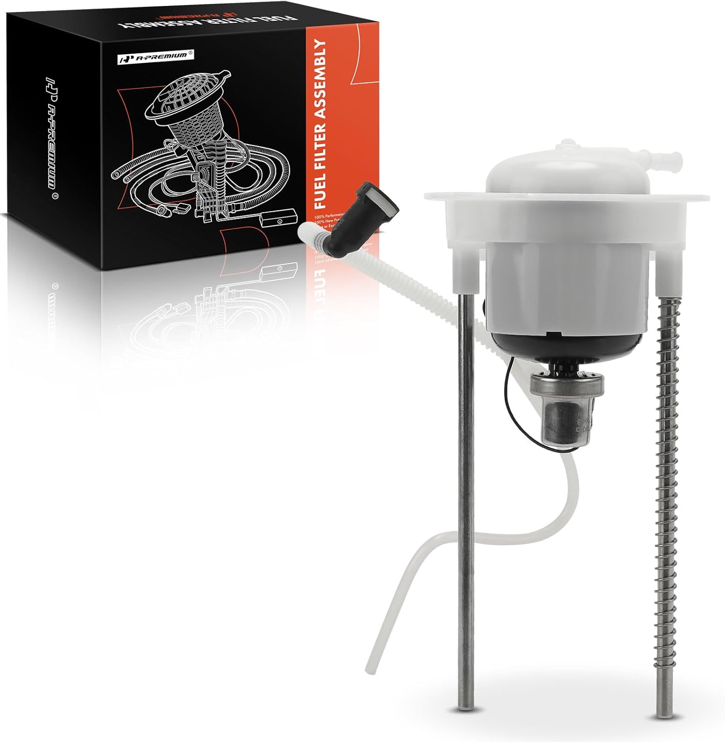 A-Premium Tank Fuel Filter Compatible with Audi B8 Series Q5 2009 2010 2011 2012, 2.0L 3.0L 3.2L, In-Tank, Replace# 8R0919679C