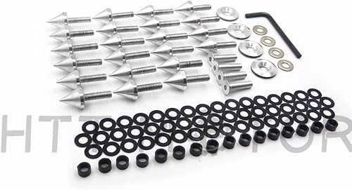Miniatura 3 de XKMT-Kit de pernos de carenado de espiga plateada compatible con 1998 1999 Yzfr1 YZF-R1 R1 B00YYKEQQ6