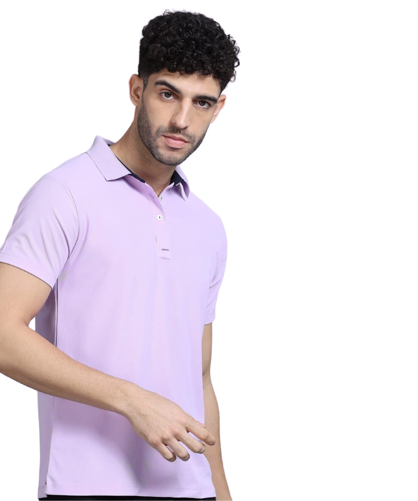 tdom Men Solid Polyester Polo T-Shirt Regular Fit | Quick Dry Anti-Microbial Breathable Gym Sports Casual Wear | Moisture Wicking Activewear Tee-picture-56