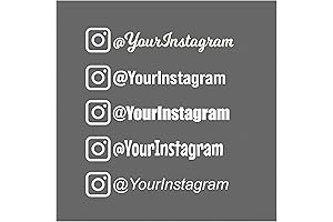 Custom Instagram QR Code Car Window Vinyl Decal