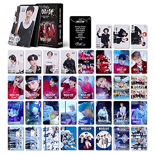 Kpop Stray Kids NOEASY Photocards 54Pcs Stray Kids Fotokarten Stray Kids NOEASY Album Karten Stray Kids 2021 Lomo Cards Stray Kids Photo Karten Set Fans Geschenk Cover