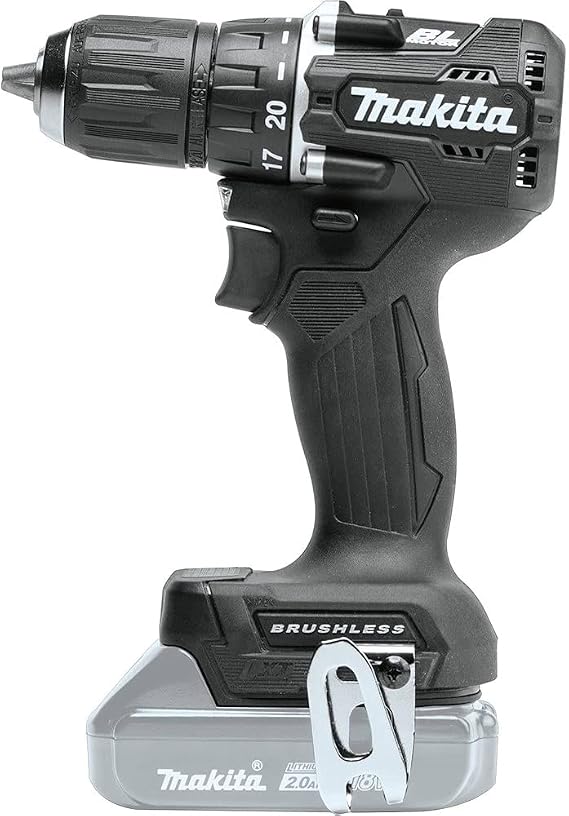 Makita XFD15ZB 18V LXT Lithium-Ion Sub-Compact Brushless Cordless 1/2 Driver-Drill, Tool Only, Black
