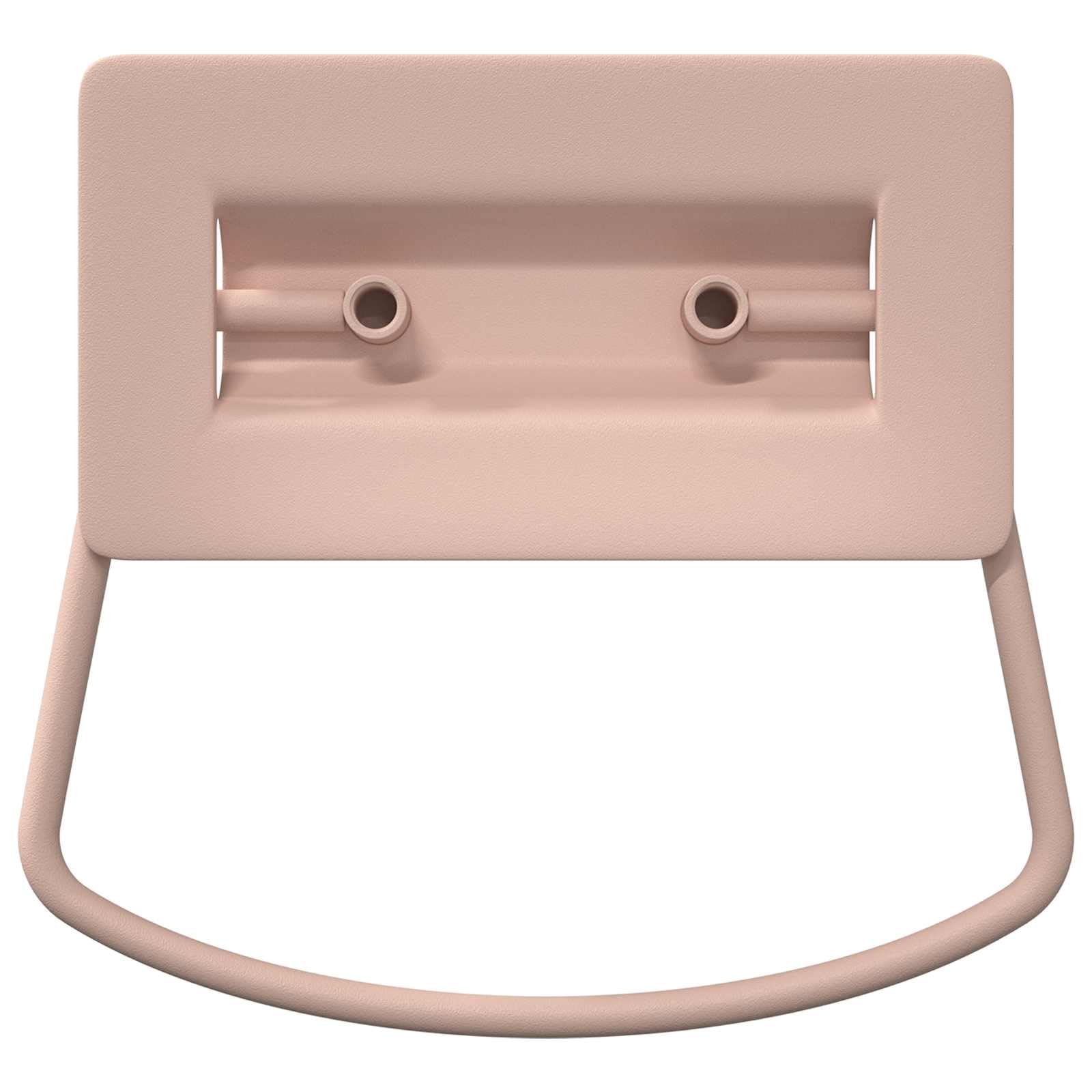 Mangloder - Juego de 2 tiradores de metal con recubrimiento en polvo rosa de 85 x 45 mm para muebles, puertas de armario, cajones, cómodas, armarios de cocina, baño, salón, duraderos, fáciles de