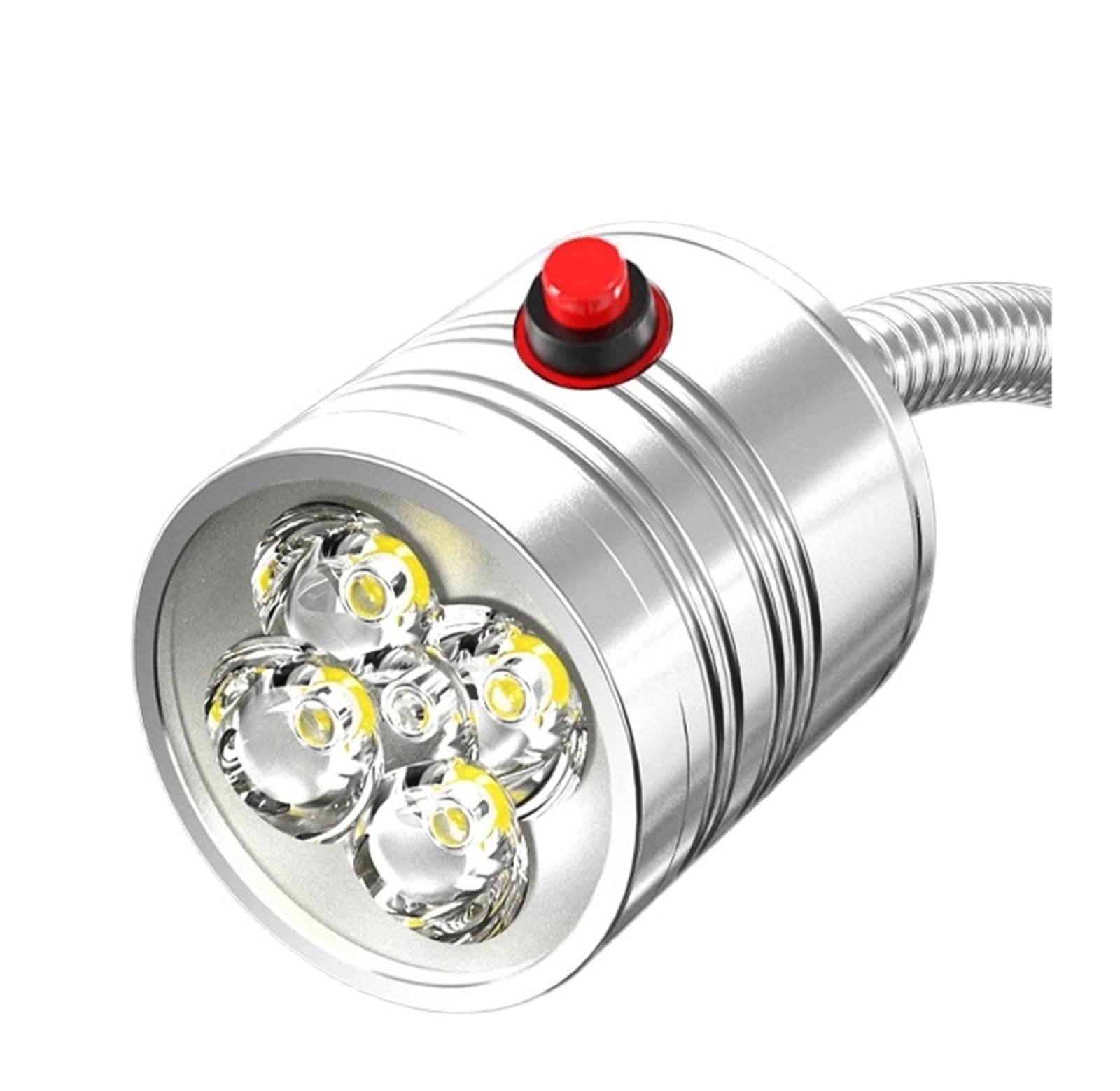 Oświetlenie robocze 110-220 V 5 W LED regulowane światło podstawy szyi (podstawa mocująca śrubę, 3 W)