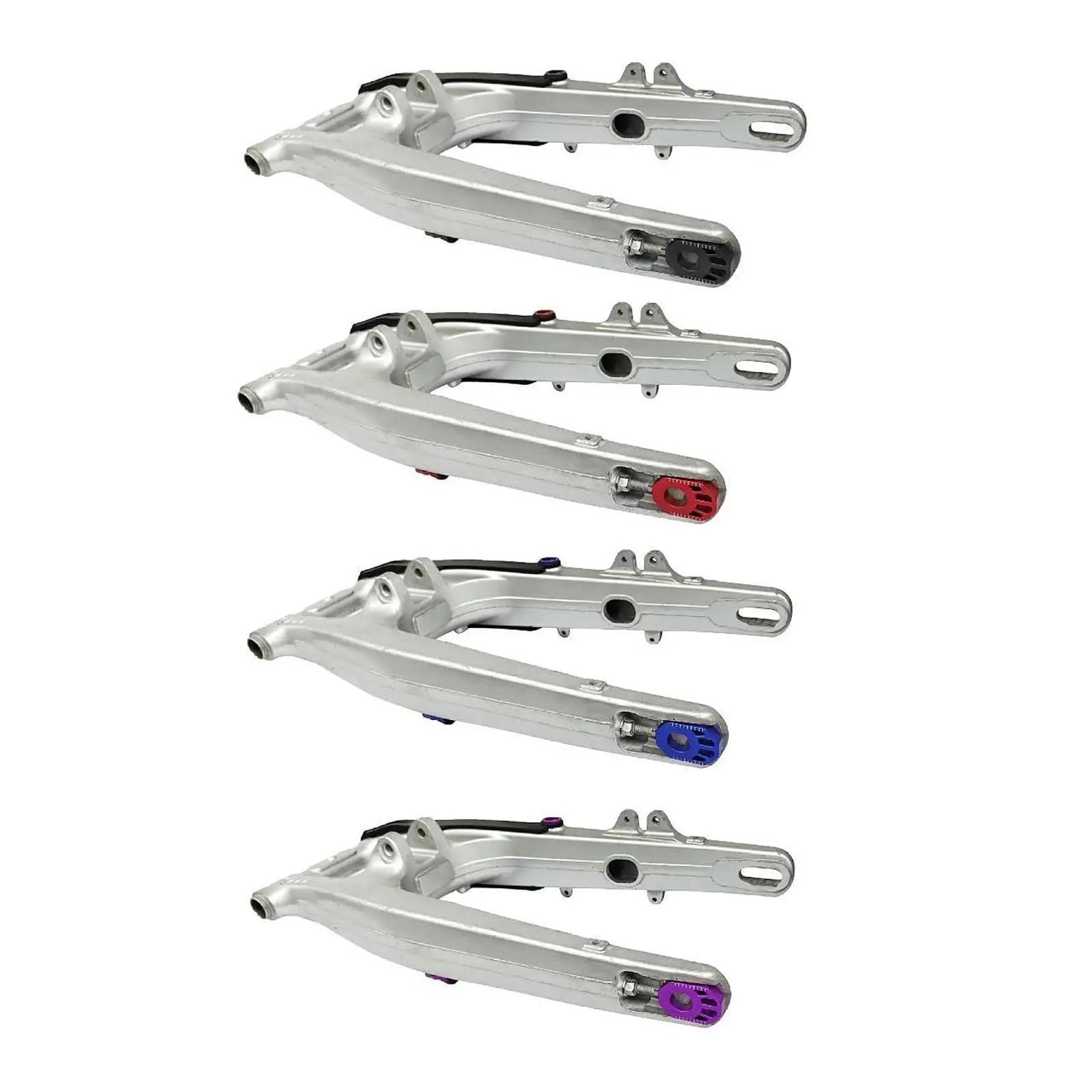 Ajusteur de Chaîne Ajusteur de chaîne de vélo tout-terrain Convient pour Honda CRF250L CRF300L, blocs d'essieu arrière, tendeur de chaîne, pièces hors route Tendeur de Chaîne de Réglage de | Blue