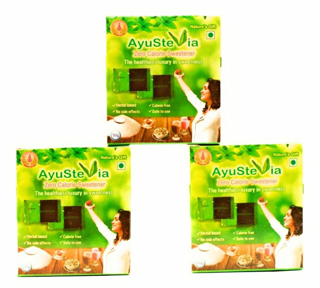 Stevia (200g) | Plant-Based Natural Sweetener | Zero Calorie, Sugar-Like Sweetness | Ideal for Weight Management & Diabetic-Friendly Diet | Pack of 4 (50g Each)-image-44