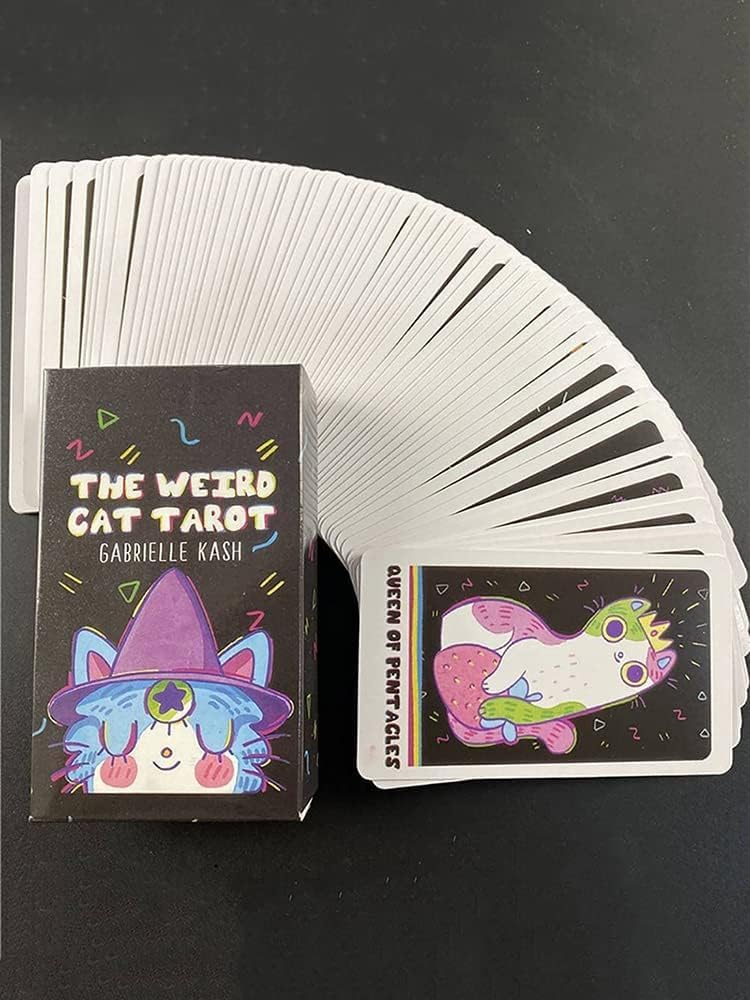 Amazon.co.jp: タロットカード 知恵オラクルカード 78 pcs 黒猫 Tarot