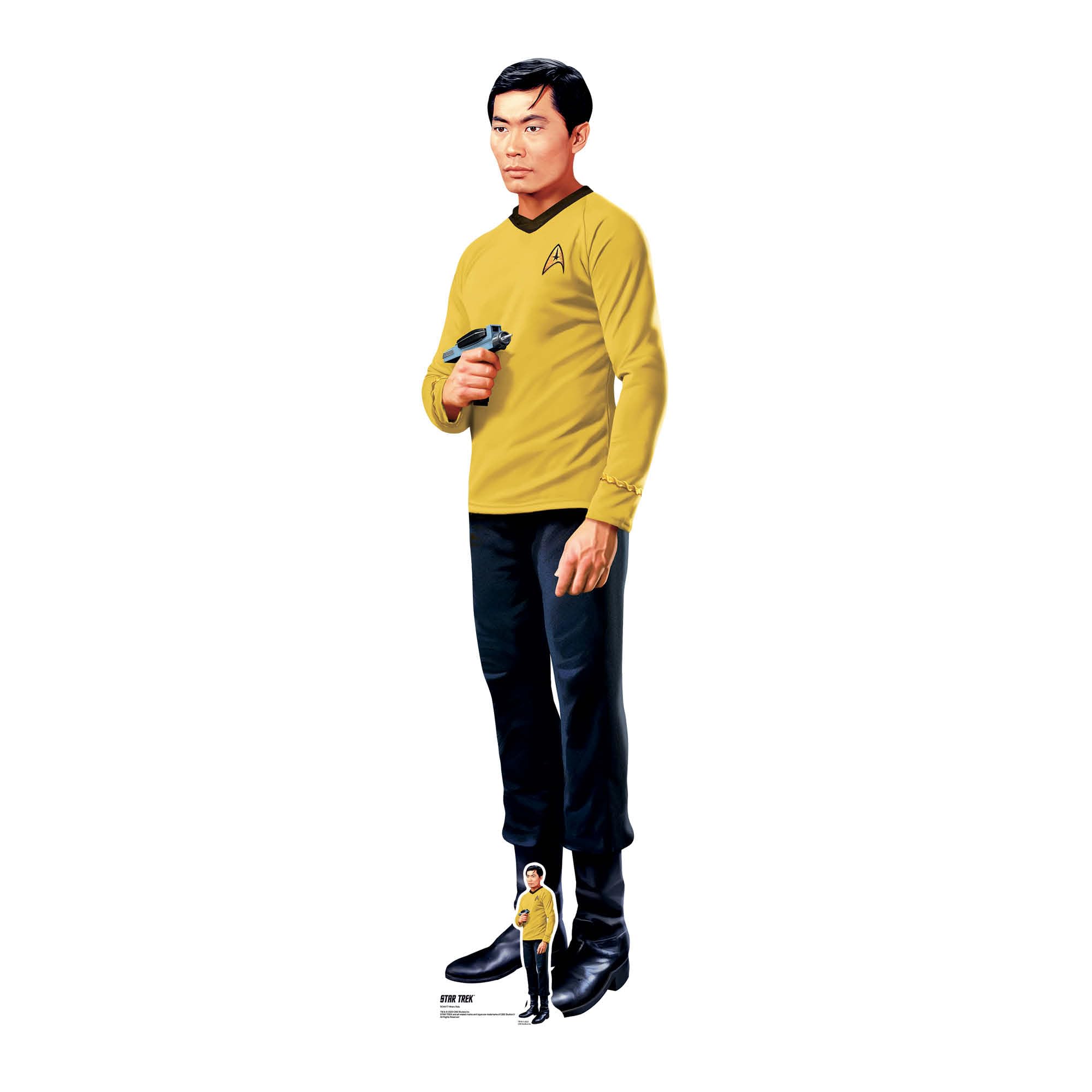 Star Cutouts SC4817 Star Trek Hikaru Sulu George Takei Lifesize Cardboard Cutout 175cm – Classic Star Trek Fan Display & Collector Gift