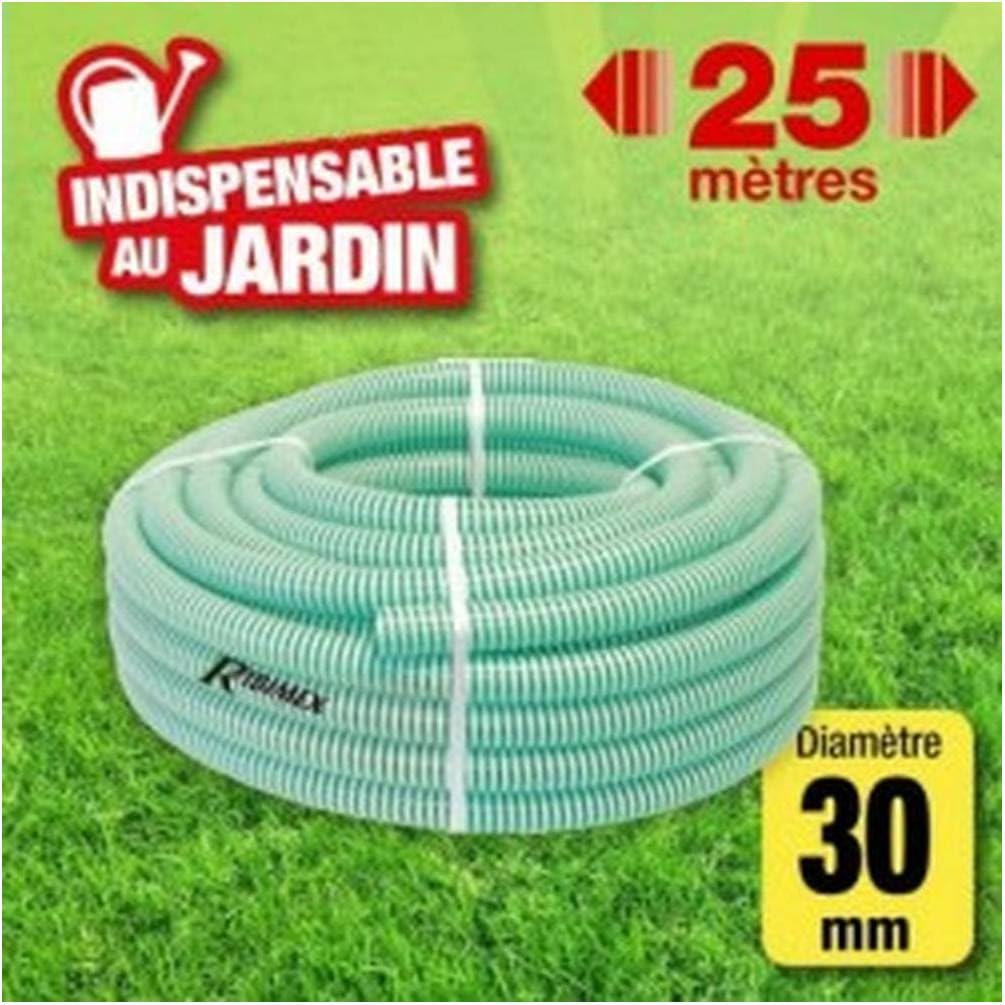 Manguera Anillada Translúcida 25m D.30 mm - Flexible y resistente - Ideal para varios usos - D-Work