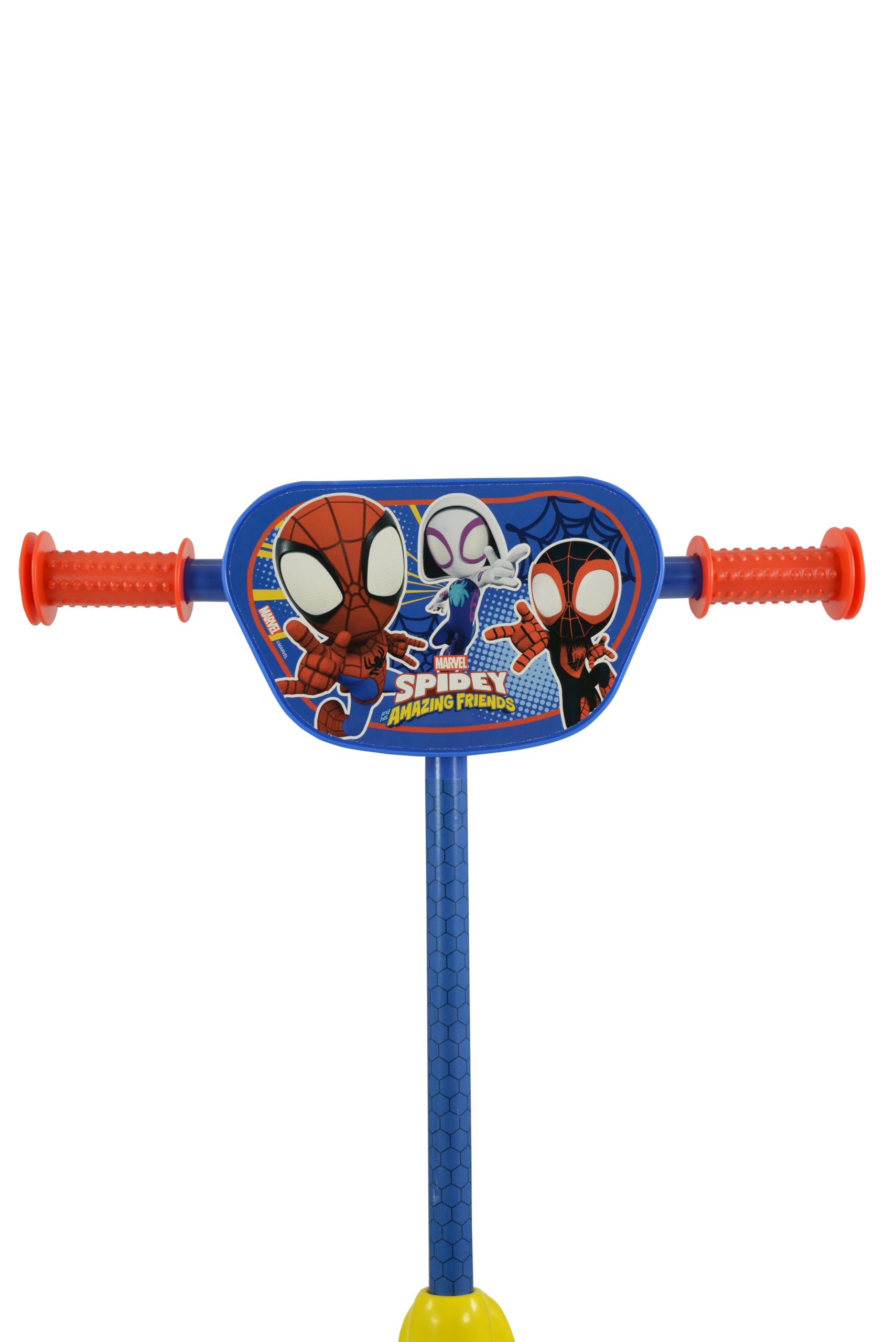 Spidey & His Amazing Friends 3-kołowa hulajnoga dziecięca, oficjalna licencja dla dzieci w wieku od 3 lat, regulowana kierownica dla dziewcząt i chłopców, dziecięcy Spiderman Tri