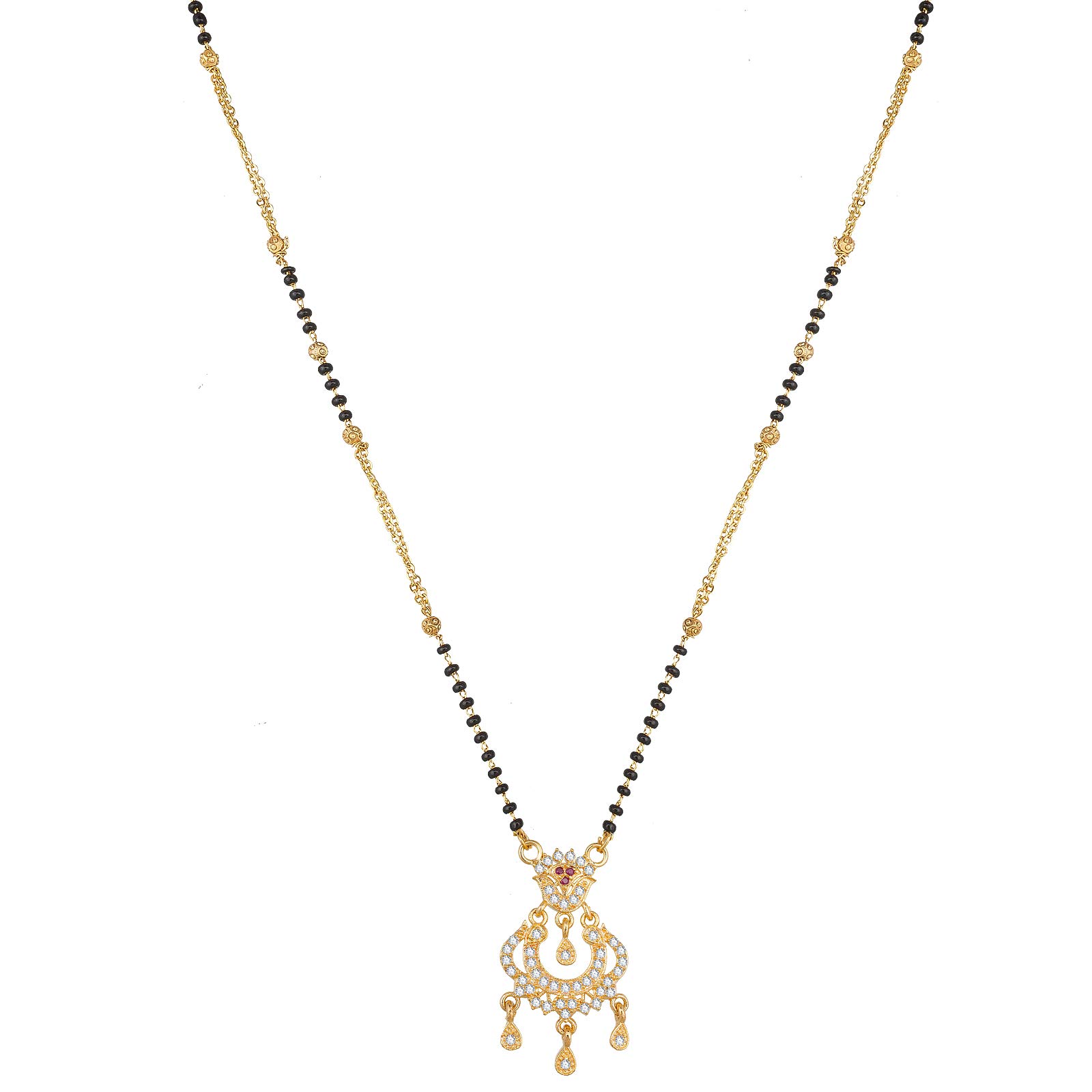 The Luxor Gold Plated Mangalsutra for Women (Gold) (B07YDMFC9V) Amazon Price History, Amazon Price Tracker