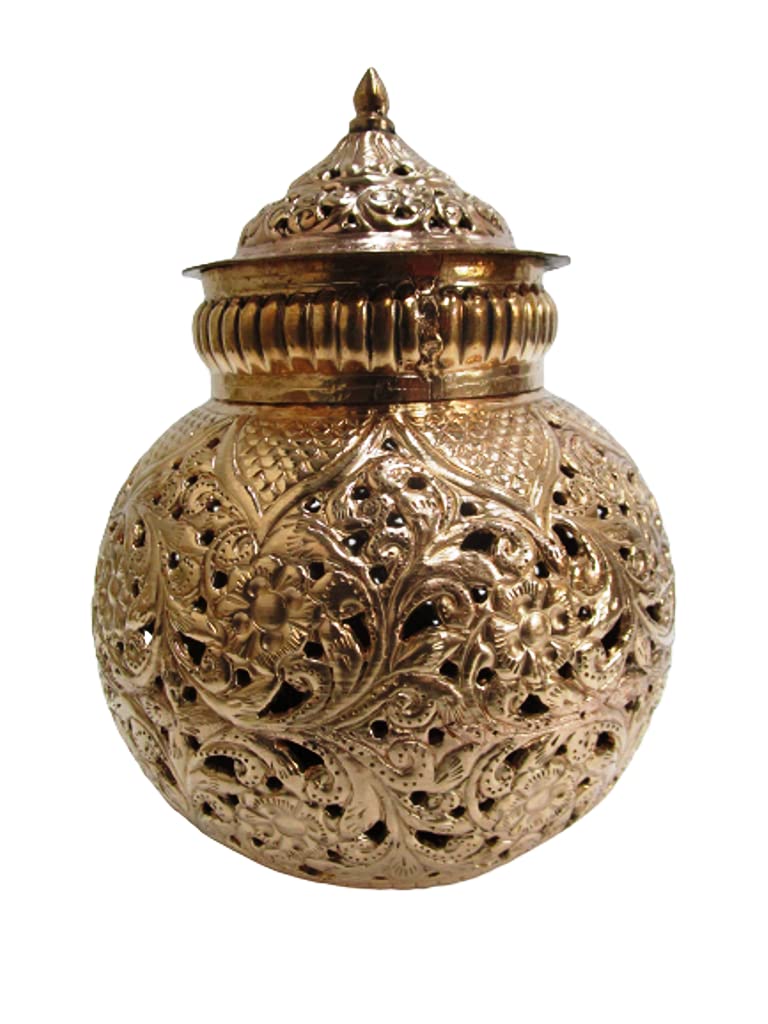 Buy Brass Blessing 100 Copper Hindu Goddess Garbo Diya Pot