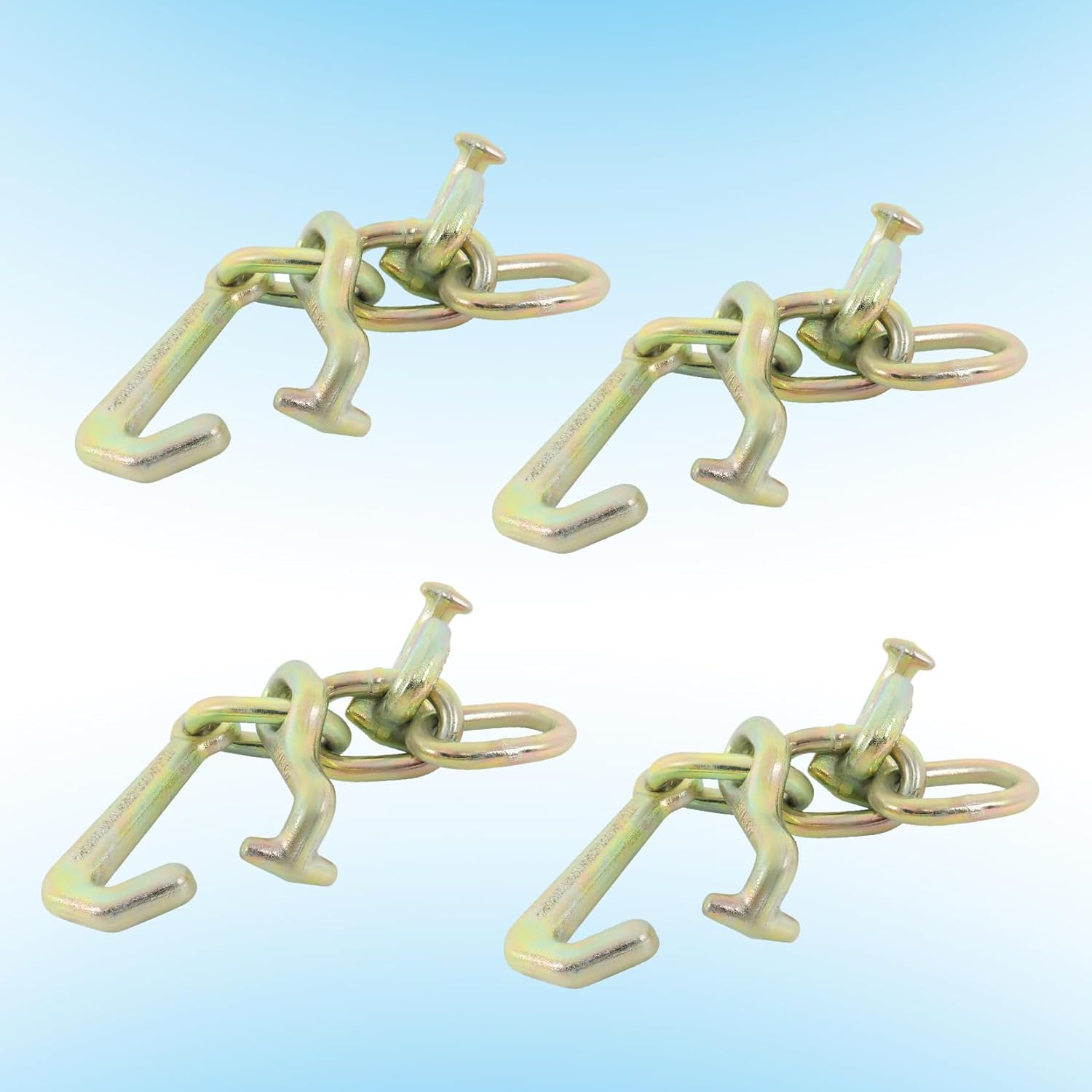 4-Pcs Trailers Pull RTJ G70 Towing Hooks Replacement for J Hook T Hook R Hook Heavy Duty Wrecker Towing Truck Hauler