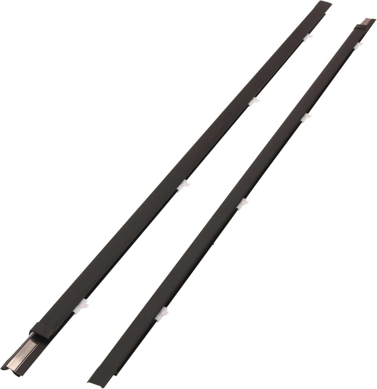 2 Pcs Front Outer Door Window Belt Weatherstrip Seal Kit Compatible with Toyota Tacoma 1995-2004，Front Left & Right Side Weatherstrip Trim Molding, Replaces# 160312 6821004020