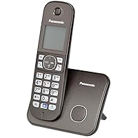 Panasonic KX-TG6811 - Telefono, colore marrone