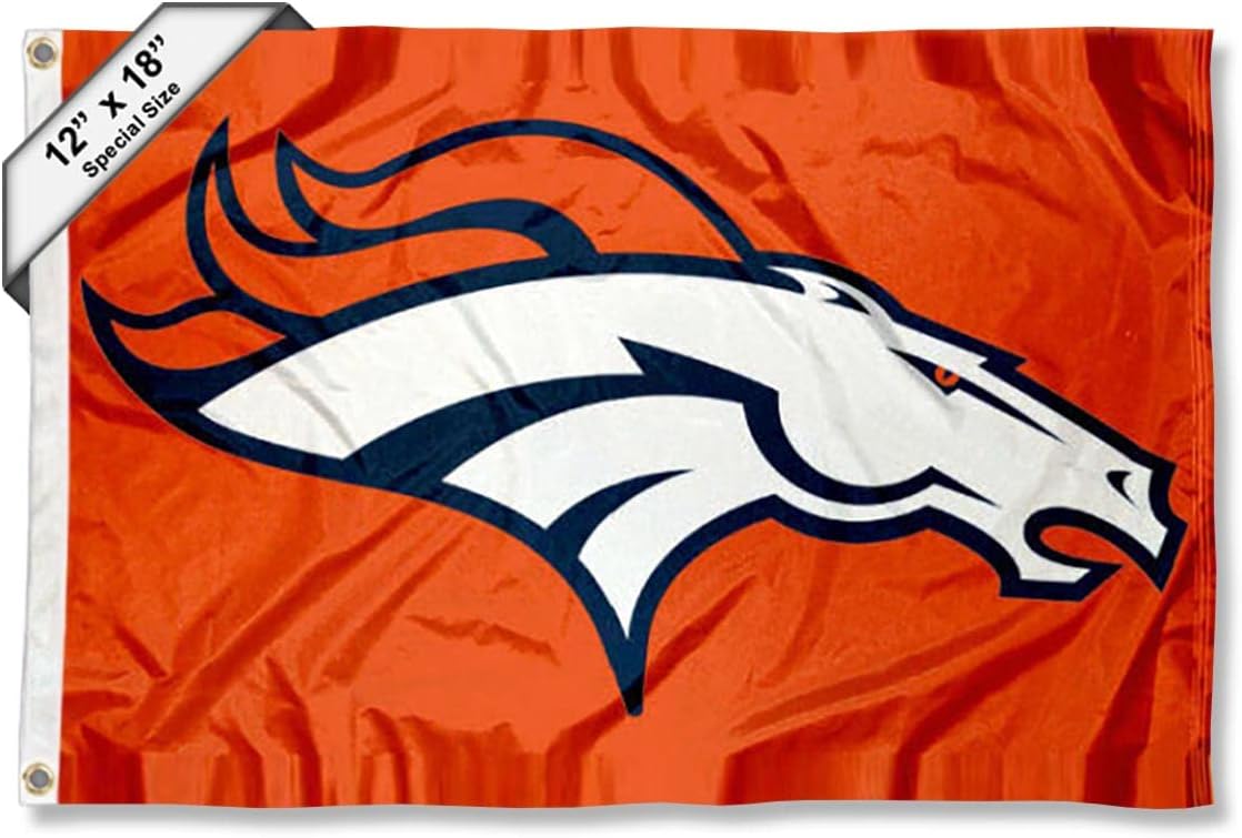 Denver Broncos Boat and Golf Cart Flag