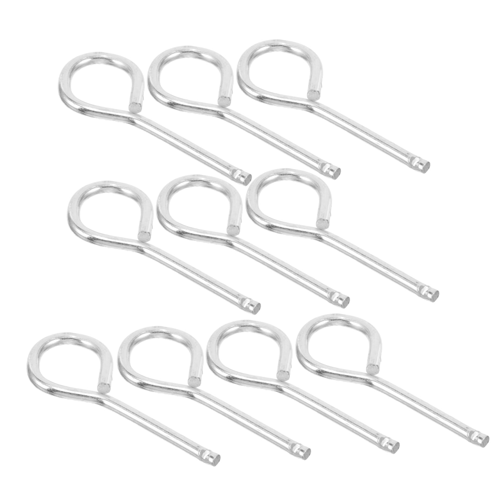 Pasadores De Seguridad De Hierro Para Extintores Repuestos Duraderos Y Compatibles Con Múltiples Diseño Práctico Y Resistente 10 Piezas X 5