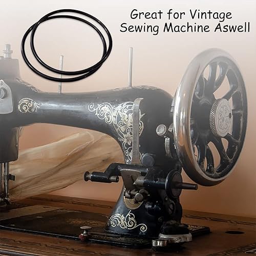 Miniatura 5 de YEQIN Cinturón elástico universal para máquina de coser, 3 piezas, perímetro que va desde 13 pulgadas a 15 pulgadas (14.961 in), compatible con