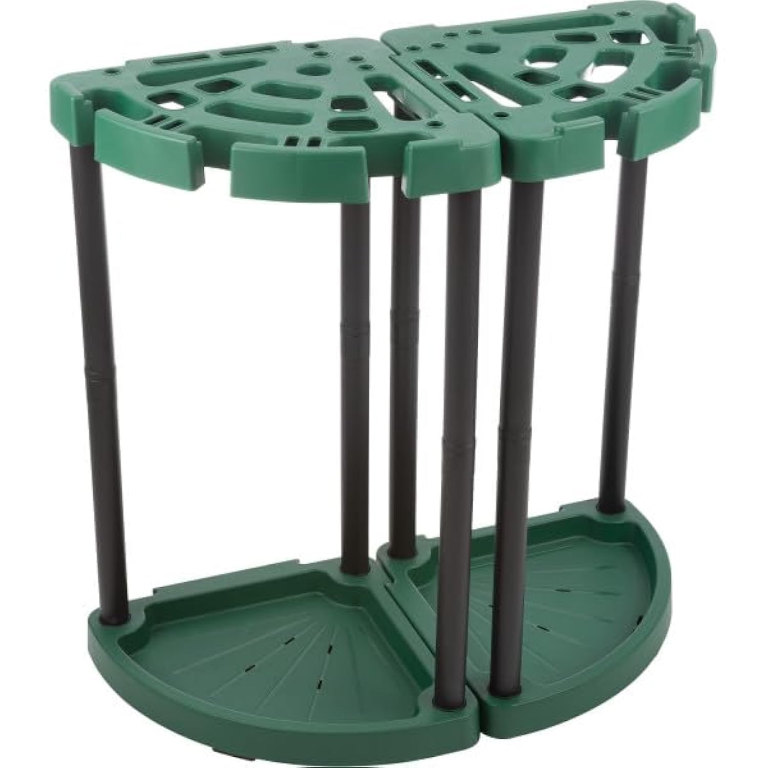 Stalwart Tool Organizer 2-Pack - Garage Storage Rack - Organize Up to 48 Yard Tools - Corner Rack for Home or Shed - Easy to Assemble Utility Racks